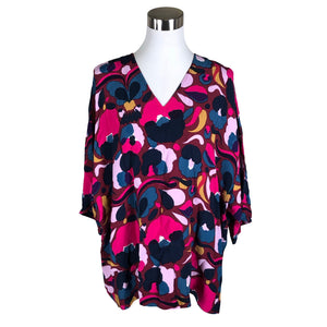 Unisex Marimekko - Lühikeste käistega pluus, suurus 40 - Sinine (1)