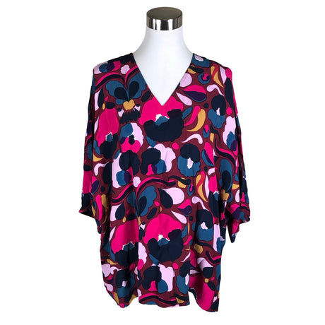 Unisex Marimekko - Lühikeste käistega pluus, suurus 40 - Sinine ()