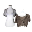 Unisex Trendy Line - Kootud boolero, suurus 36 - Hall ()