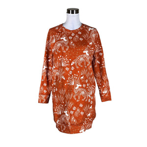 Unisex Versonpuoti - Trikotaažist kleit, suurus 38 - Oranž (1)