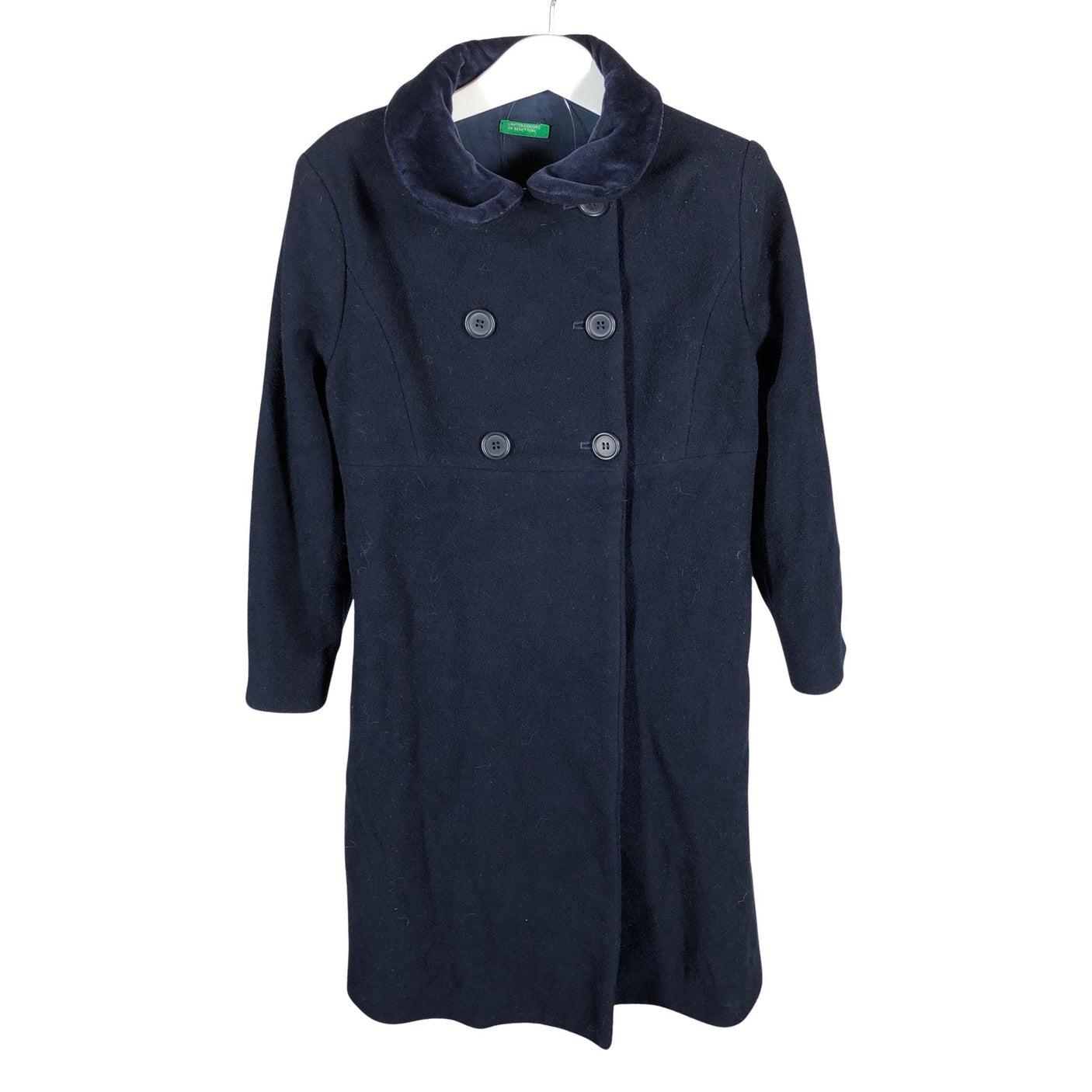 Unisex Benetton - Villane mantel, suurus 116 - 122 - Sinine (1)