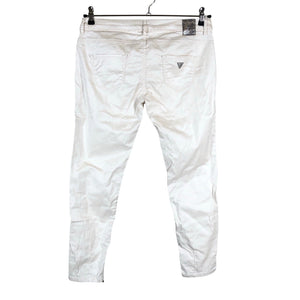 Unisex Guess - Mittevenivad püksid, suurus W30 - Looduslik valge (2)