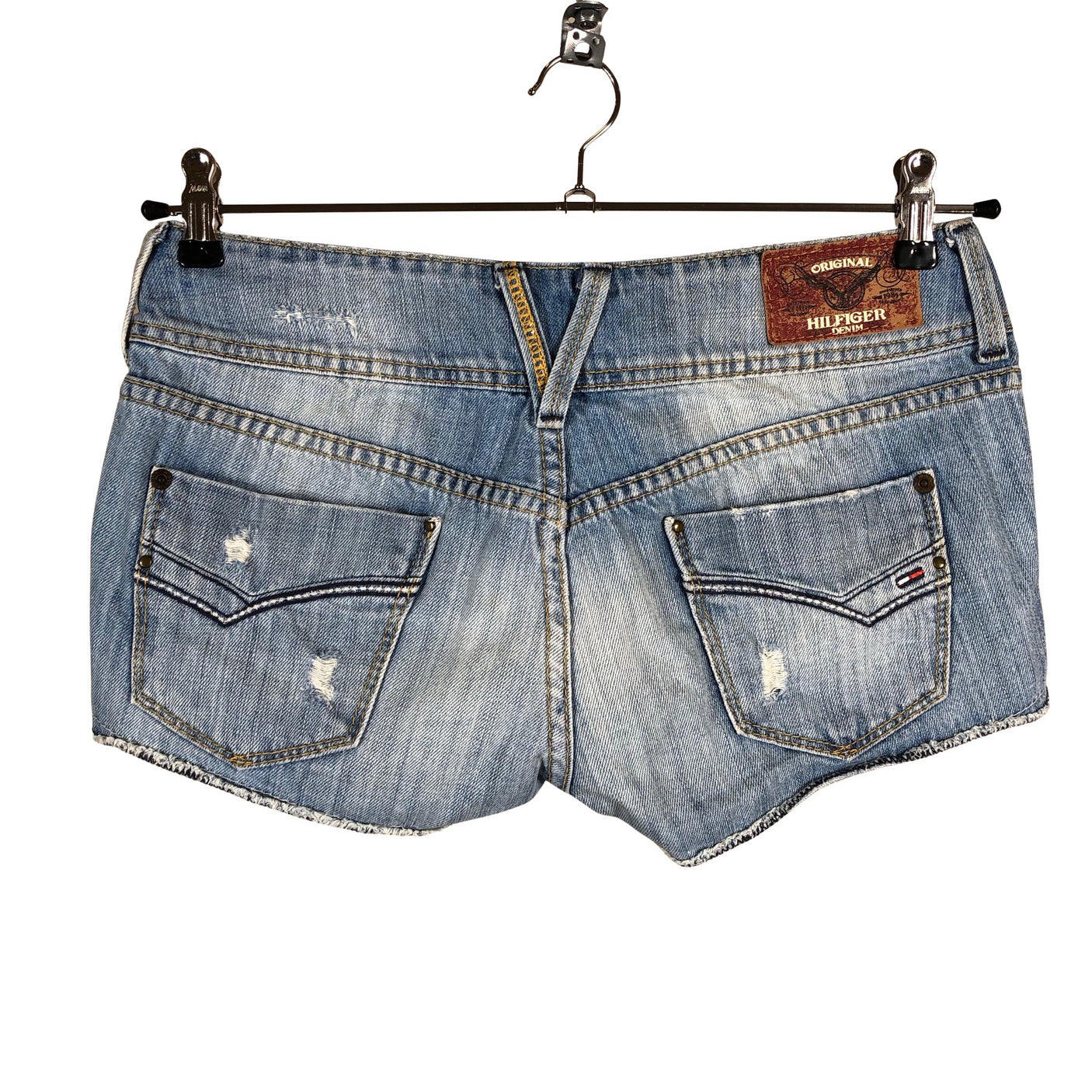 Unisex Tommy Hilfiger - Teksast lühikesed püksid, suurus W28 - Helesinine (2)