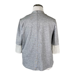 Unisex Taifun - Dressikangast pluus, suurus 42 - Hall (2)
