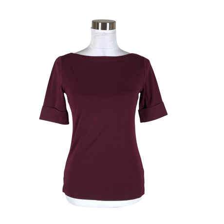 Unisex Lauren Ralph Lauren - T-särk, suurus 38 - Veinipunane ()