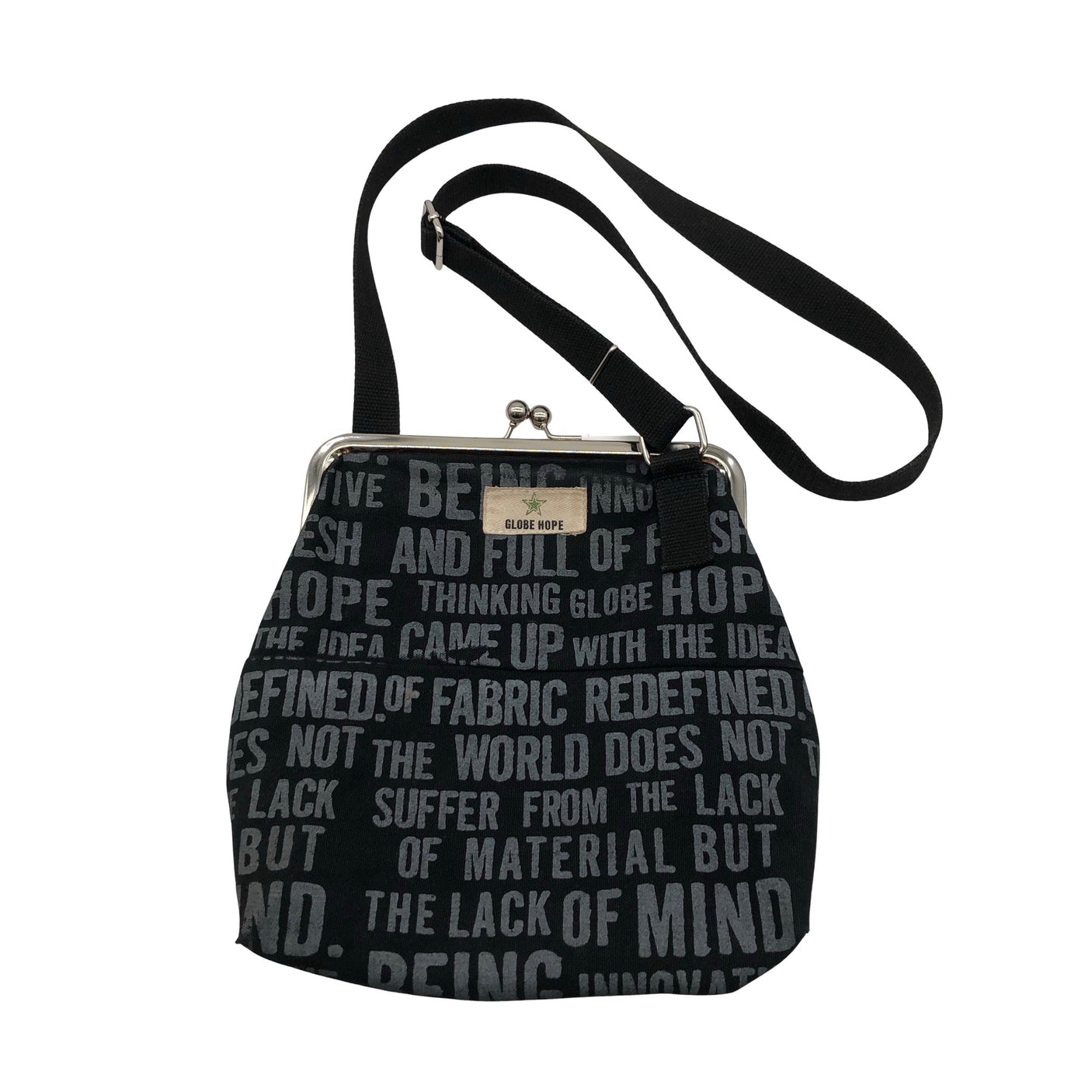 Unisex Globe Hope - Õlakott, suurus Midi - Must (1)