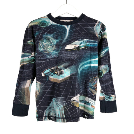 Unisex Molo Kids - Trikotaažist pluus, suurus 104 - 110 - Sinine ()