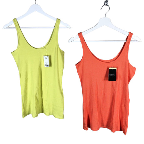 Unisex Next - Trikotaažist topp, suurus 40 - Oranž ()