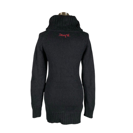 Unisex Desigual - Kootud tuunika, suurus 40 - Must (2)