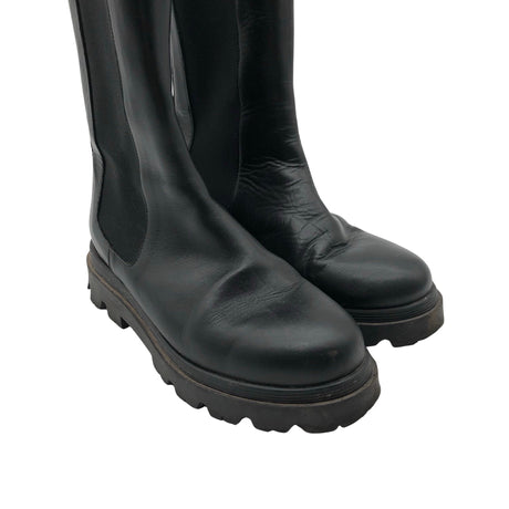 Unisex Flattered - Poolsaapad, suurus 37 - Must (2)