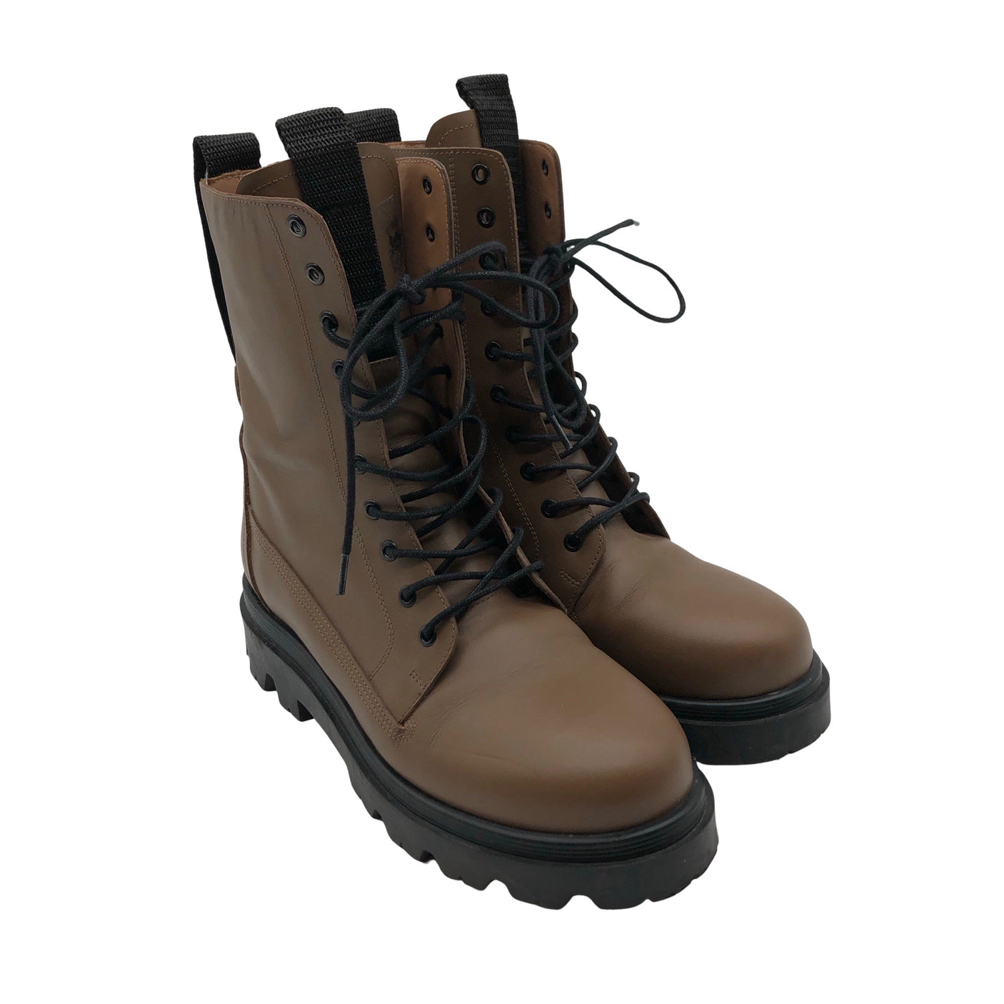 Unisex Flattered - Poolsaapad, suurus 37 - Pruun (3)