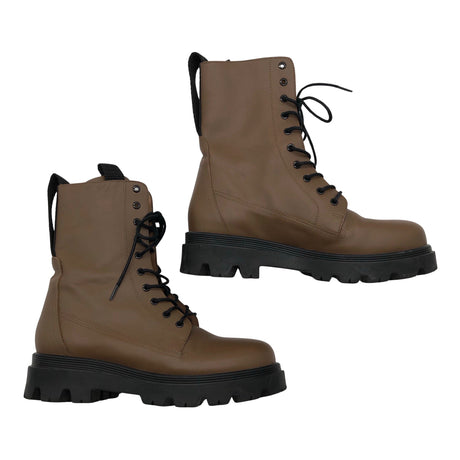 Unisex Flattered - Poolsaapad, suurus 37 - Pruun ()