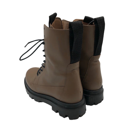 Unisex Flattered - Poolsaapad, suurus 37 - Pruun (2)