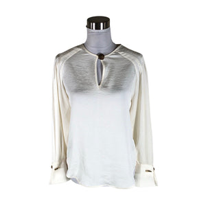Unisex Per Una by Marks & Spencer - Pluus, suurus 36 - Looduslik valge (1)