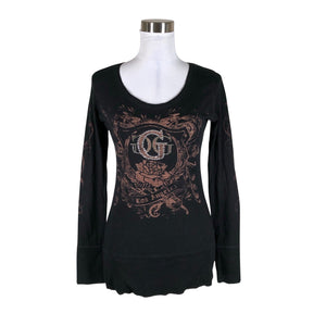 Unisex Guess - Trikotaažist pluus, suurus 38 - Must (1)
