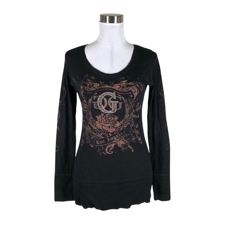 Unisex Guess - Trikotaažist pluus, suurus 38 - Must ()