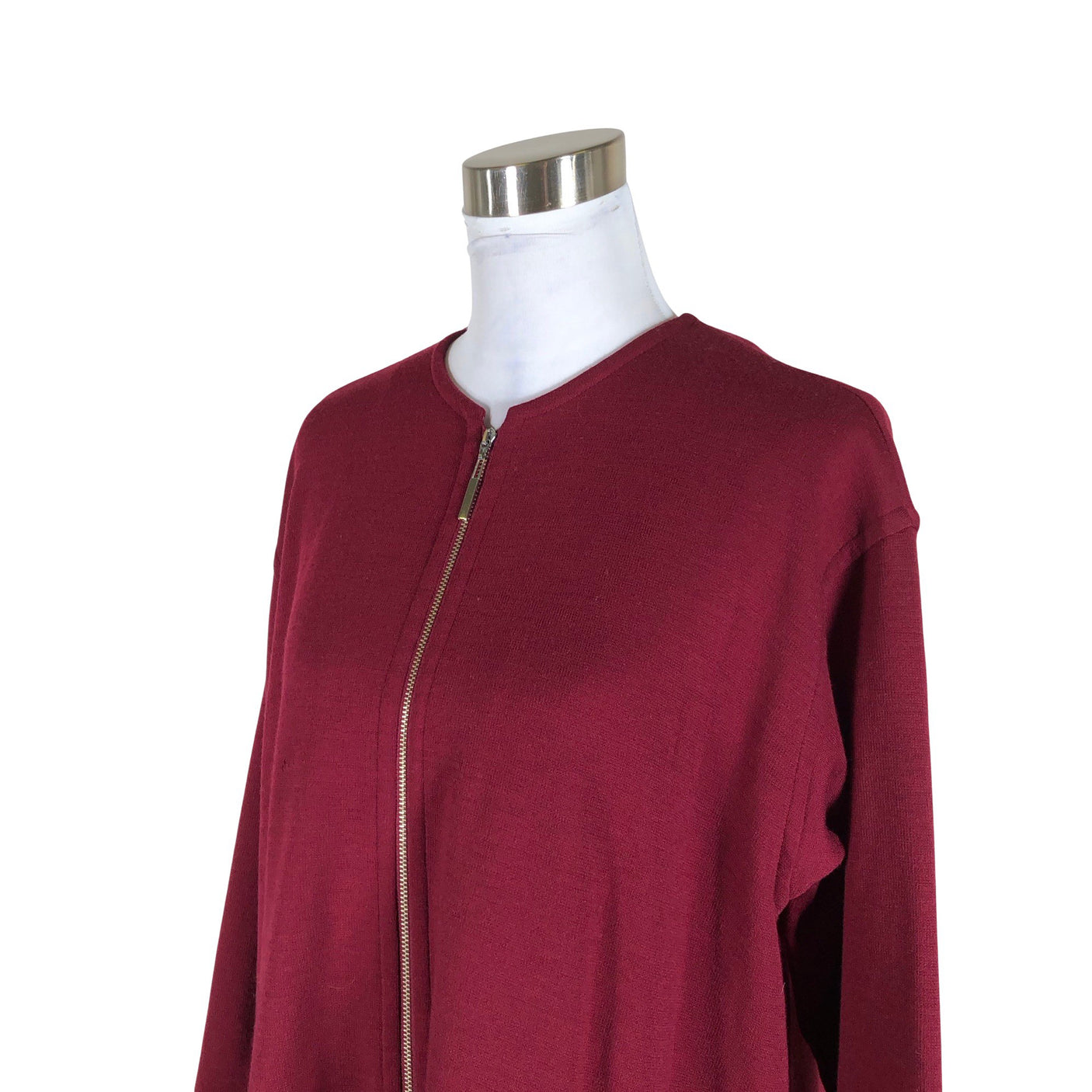 Unisex Ritva Falla - Kootud tuunika, suurus 34 - Veinipunane (3)