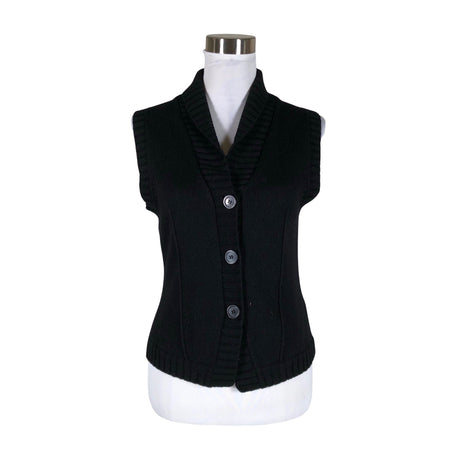 Unisex Ril's - Kootud vest, suurus 38 - Must ()