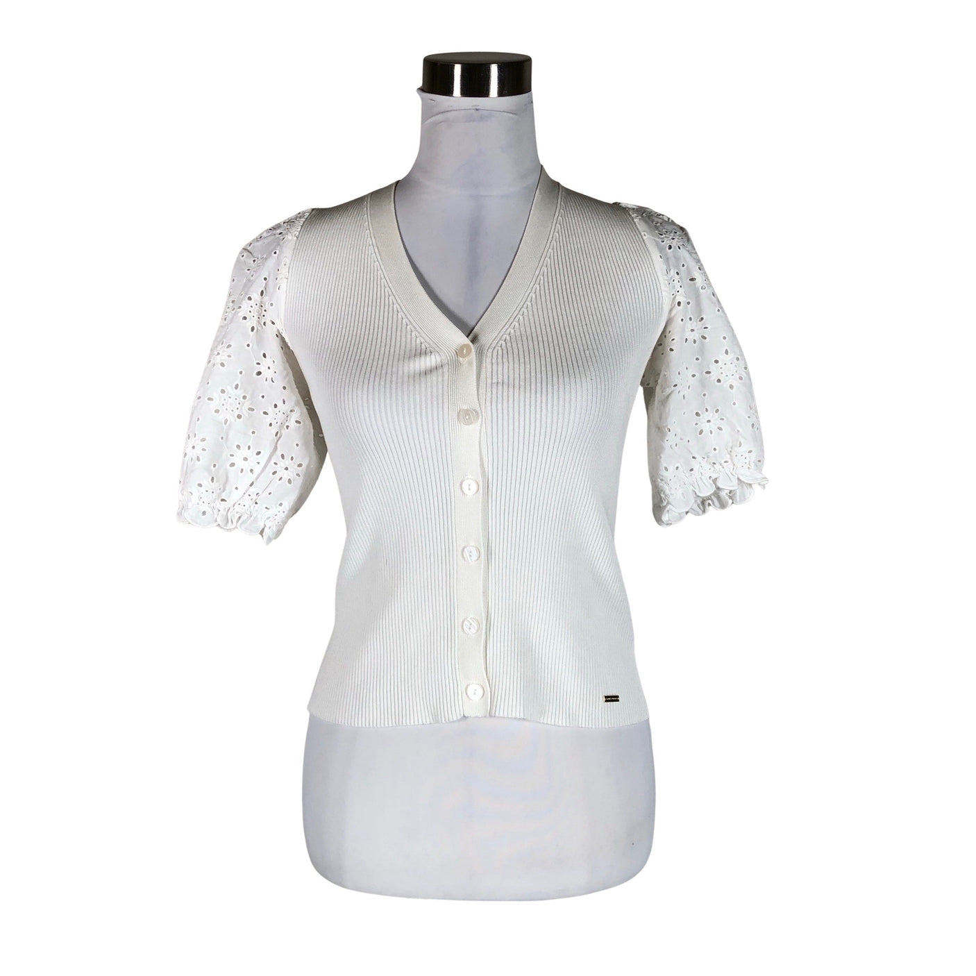 Unisex Holly & Whyte by Lindex - Kardigan, suurus 36 - Valge (1)