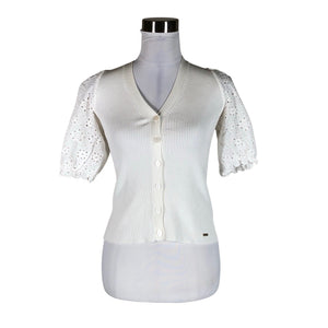 Unisex Holly & Whyte by Lindex - Kardigan, suurus 36 - Valge (1)