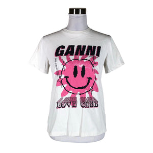 Unisex Ganni - T-särk, suurus 32 - Valge (1)