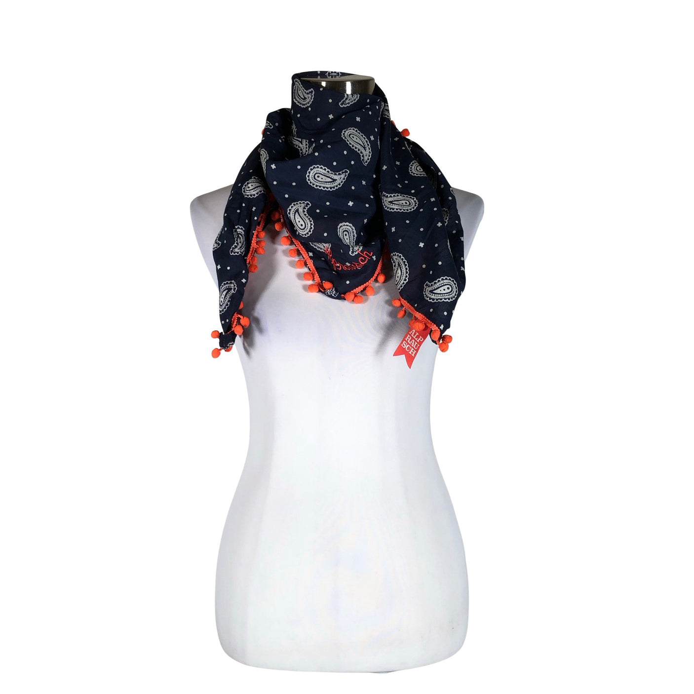 Unisex Alprausch - Õhuke sall, suurus Midi - Sinine (1)