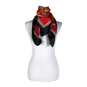 Unisex Tie Rack - Õhuke sall, suurus Midi - Punane (1)