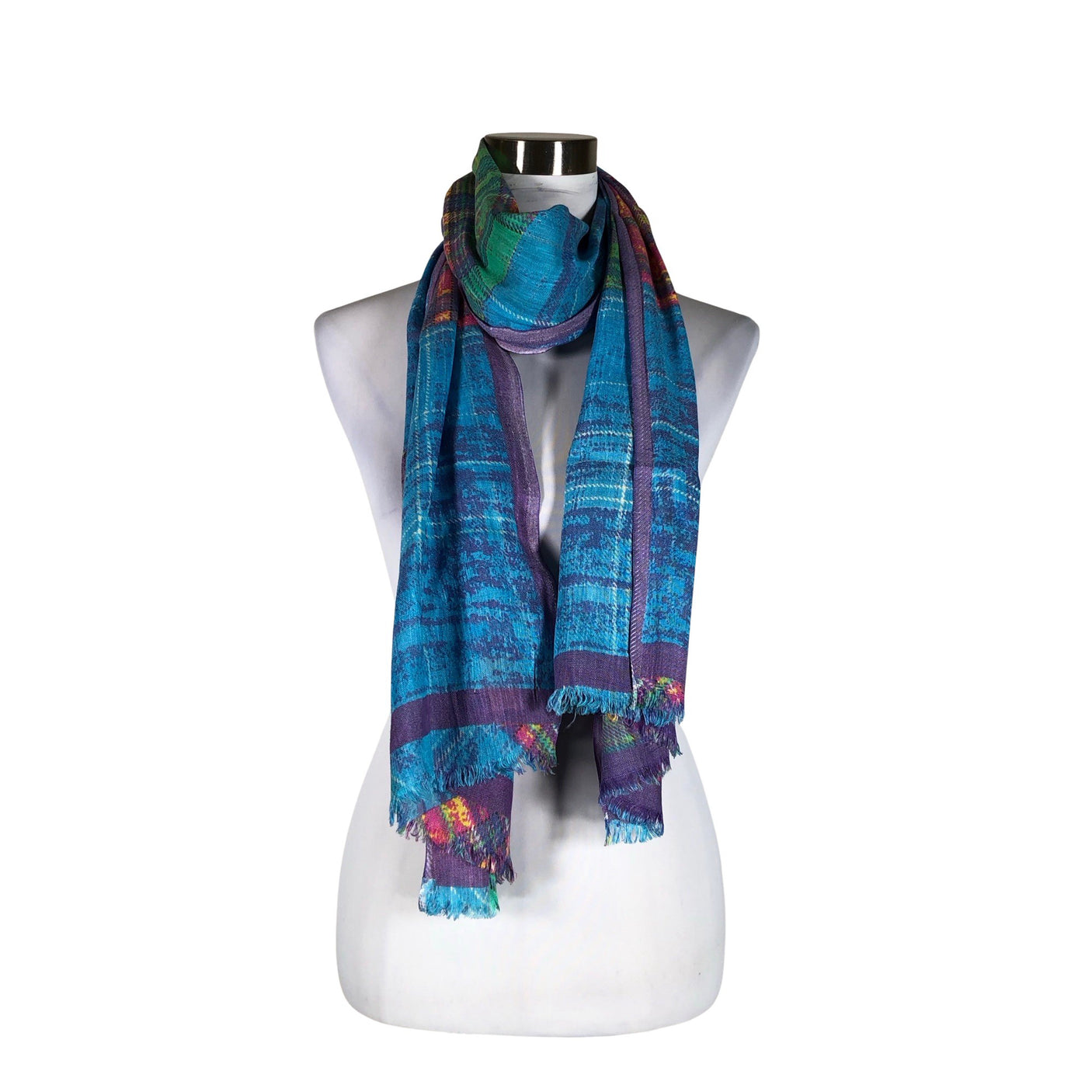Unisex Shingora Fashion - Õhuke sall, suurus Midi - Sinine (1)