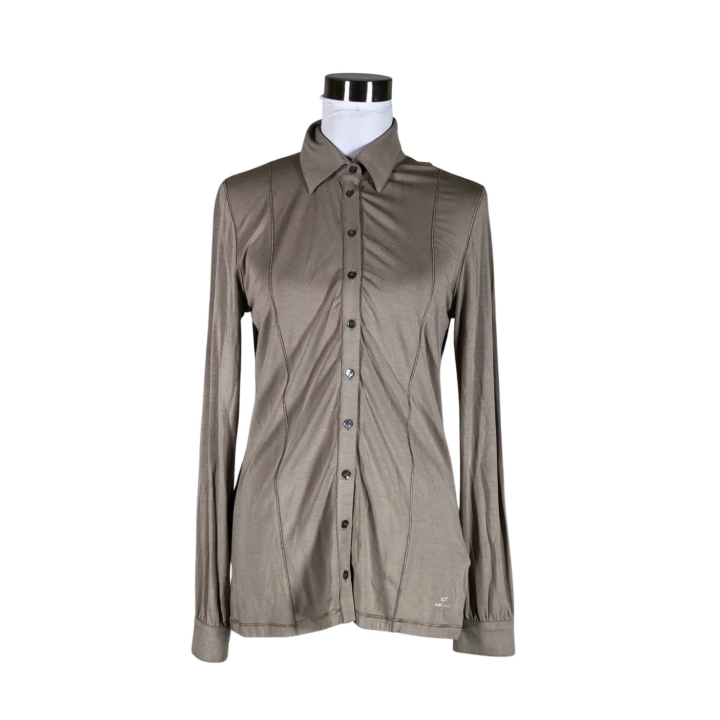 Unisex Marc Aurel - Trikotaažist pluus, suurus 40 - Pruun (1)