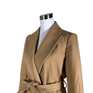 Unisex Massimo Dutti - Villane mantel, suurus 38 - Pruun (3)