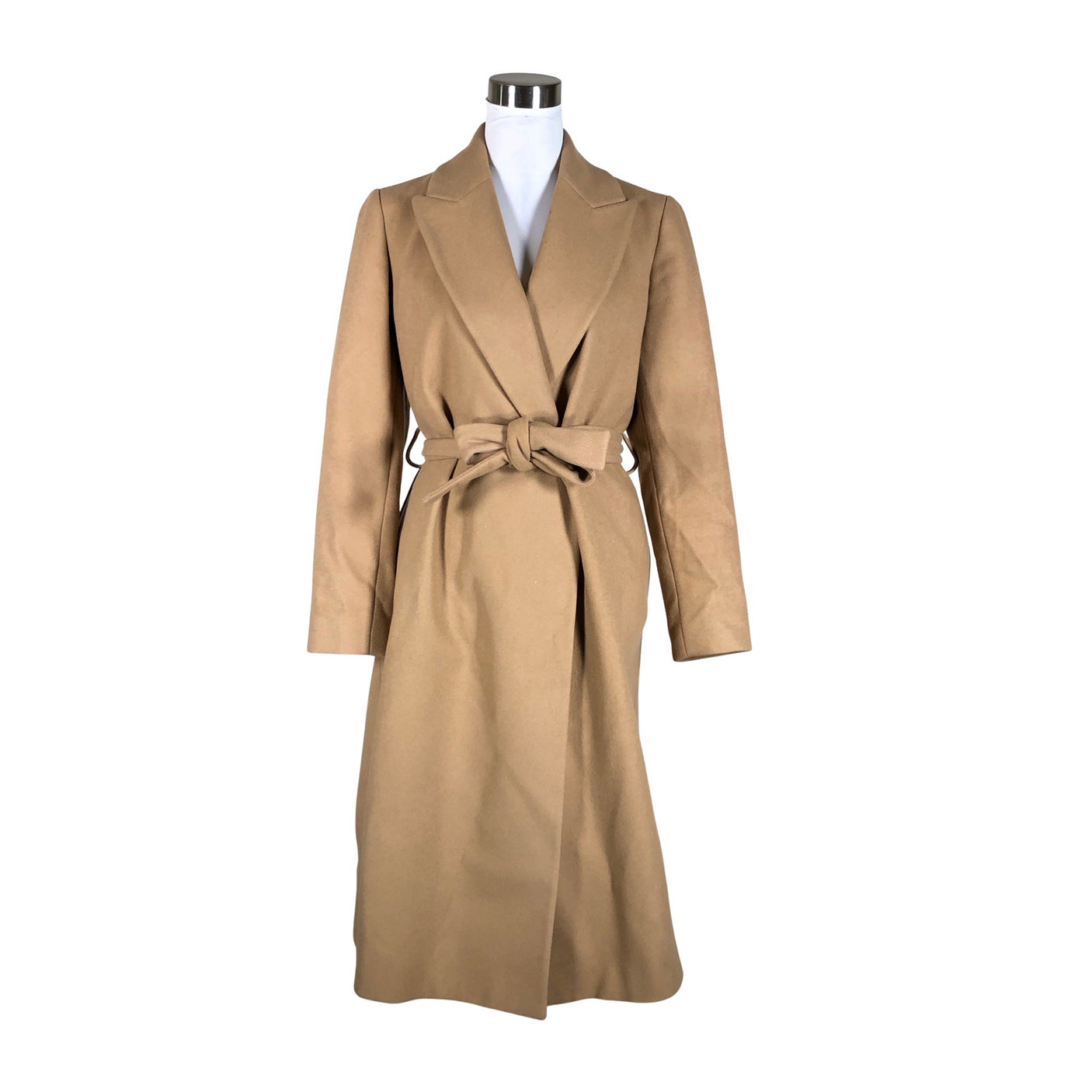 Unisex Massimo Dutti - Villane mantel, suurus 38 - Pruun (1)