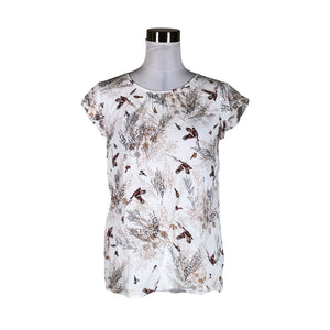 Unisex Soyaconcept - Lühikeste käistega pluus, suurus 36 - Valge (1)