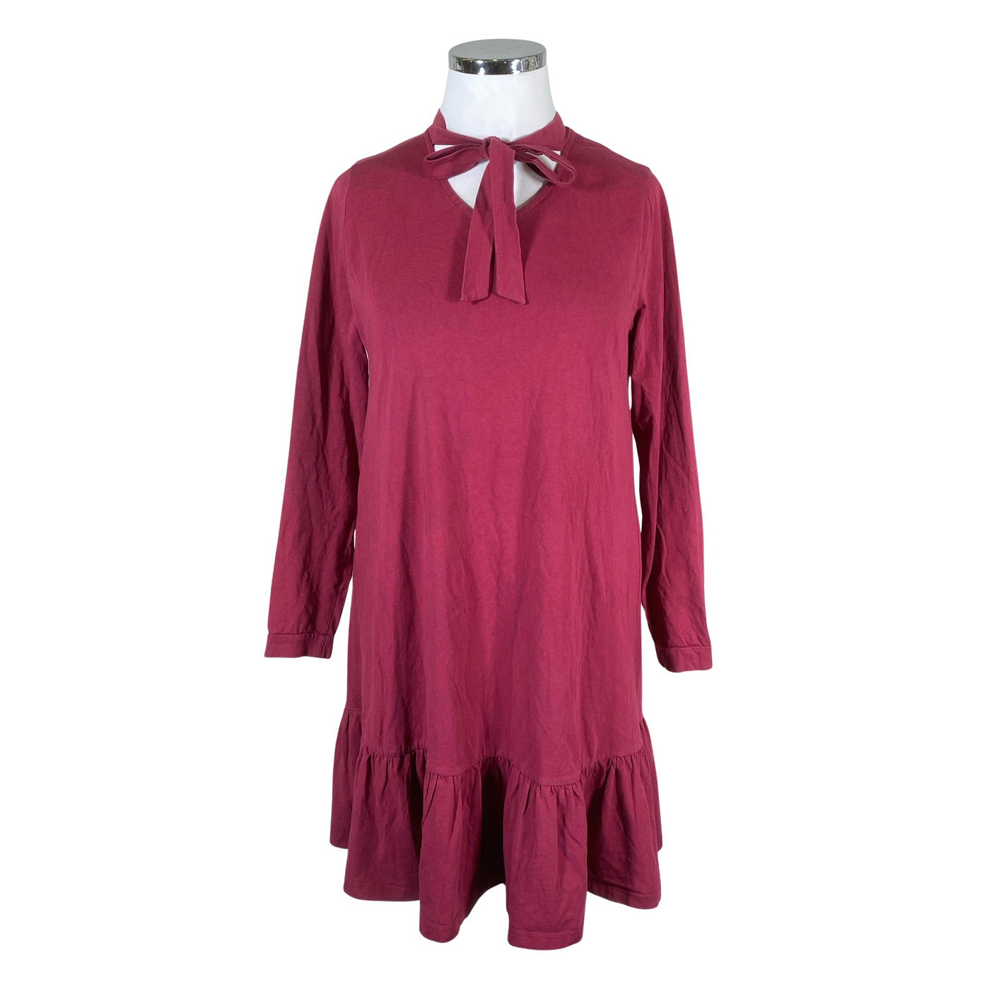 Unisex NOSH - Trikotaažist kleit, suurus 42 - Veinipunane (1)