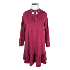 Unisex NOSH - Trikotaažist kleit, suurus 42 - Veinipunane (1)
