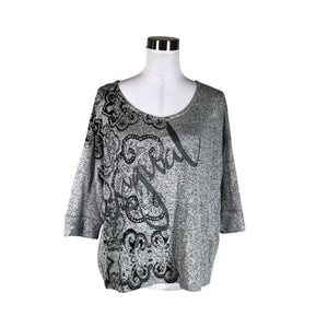 Unisex Desigual - Kampsun, suurus 38 - Hall (1)