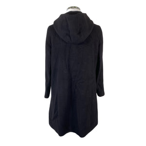 Unisex Cinzia Rocca - Villane mantel, suurus 44 - Must (2)
