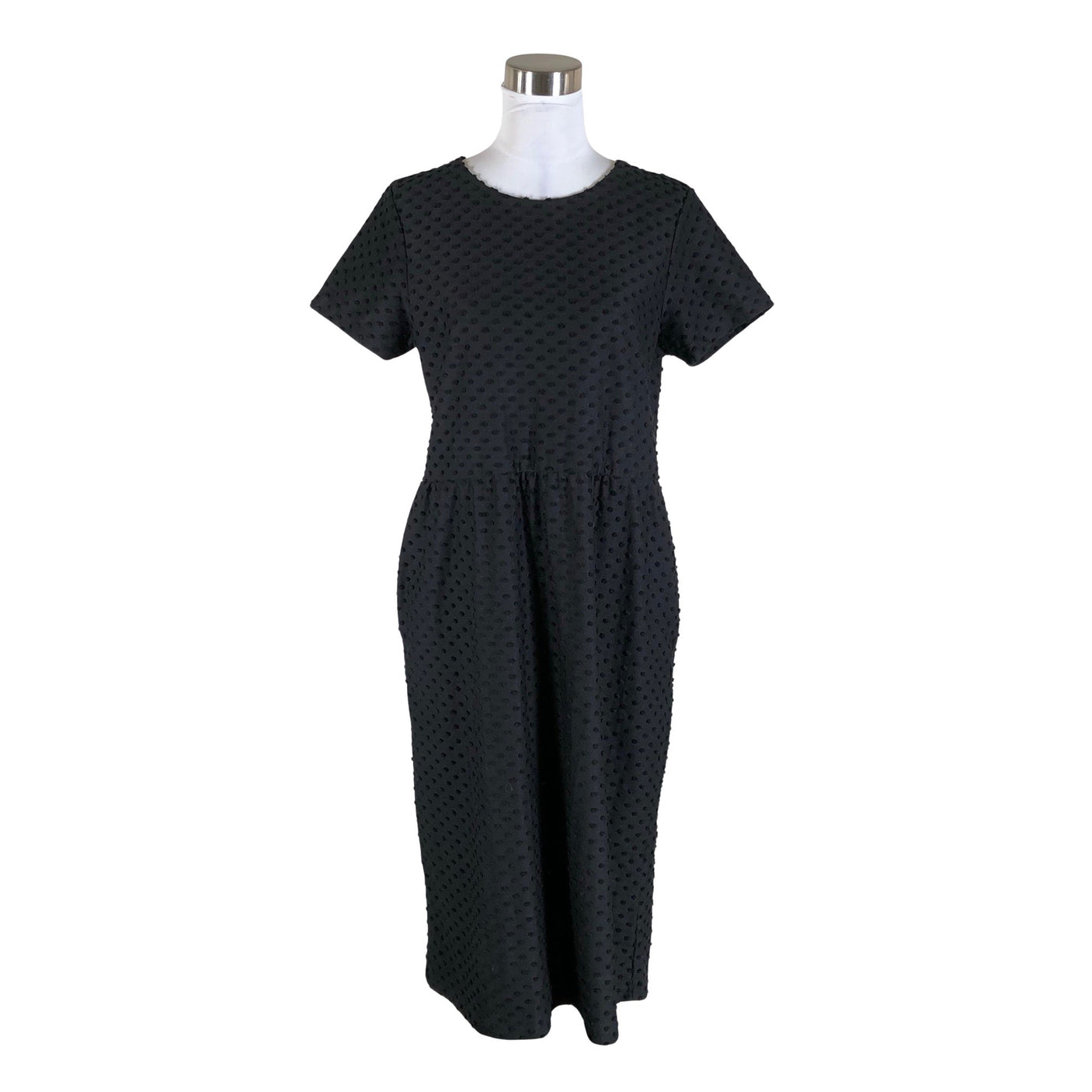 Unisex Aarrelabel - Trikotaažist kleit, suurus 40 - Must (1)