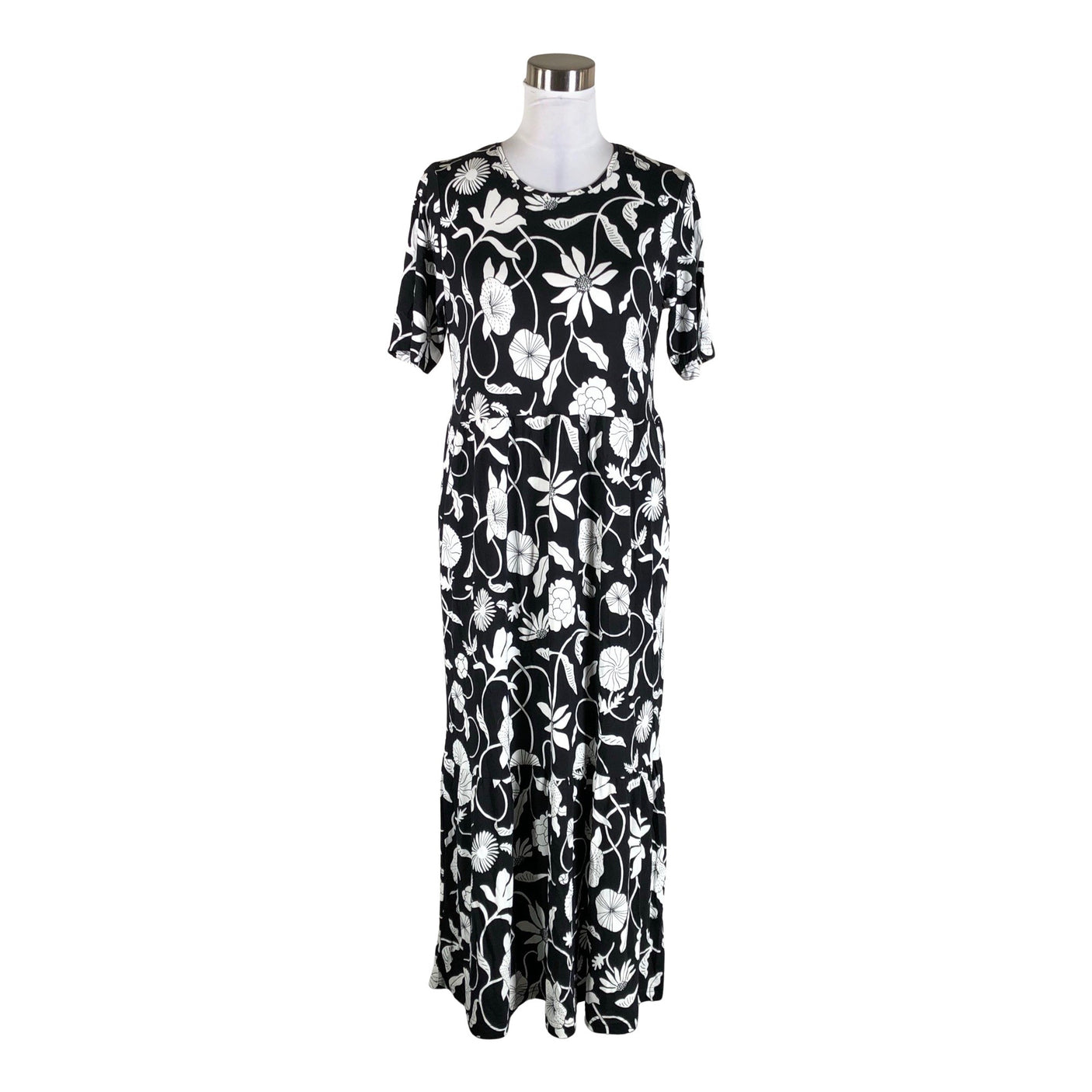 Unisex Nanso - Trikotaažist kleit, suurus 40 - Must (1)