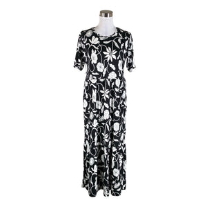 Unisex Nanso - Trikotaažist kleit, suurus 40 - Must (1)