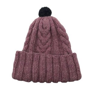 Unisex Handmade - Talvemüts, suurus 54 - 56 cm - Lilla (1)