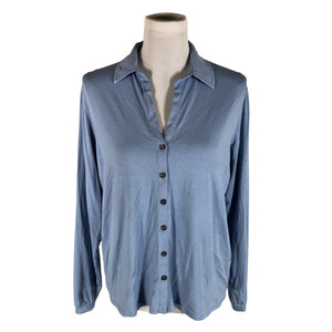 Unisex Marc O'Polo - Trikotaažist pluus, suurus 36 - Helesinine (1)