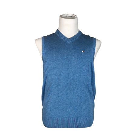 Unisex Tommy Hilfiger - Kootud vest, suurus M - Helesinine ()