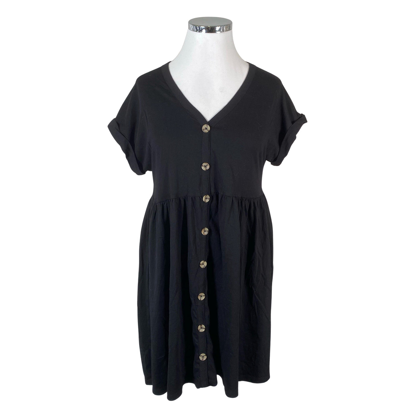 Unisex Yours - Trikotaažist kleit, suurus 44 - Must (1)