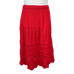 Unisex Handmade - Kootud seelik, suurus 44 - Punane (1)