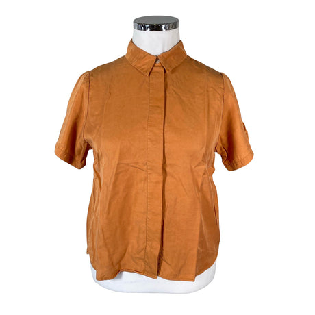 Unisex Samsoe&Samsoe - Lühikeste käistega pluus, suurus 42 - Oranž ()