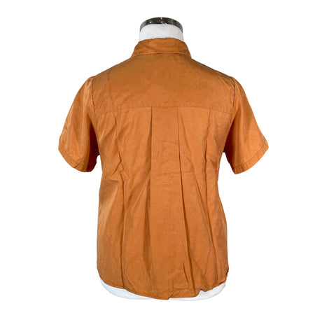 Unisex Samsoe&Samsoe - Lühikeste käistega pluus, suurus 42 - Oranž (2)