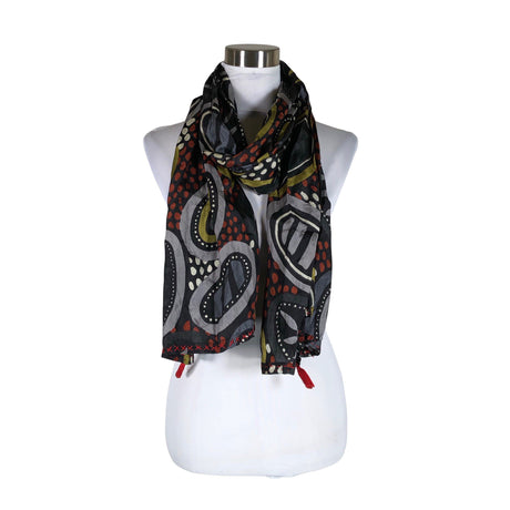 Unisex Gudrun Sjöden - Õhuke sall, suurus Midi - Must ()