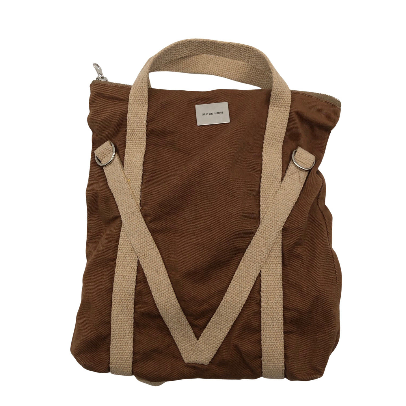 Unisex Globe Hope - Seljakott, suurus Mini - Pruun (1)