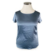 Unisex Armani Collezioni - Lühikeste käistega pluus, suurus 42 - Helesinine ()
