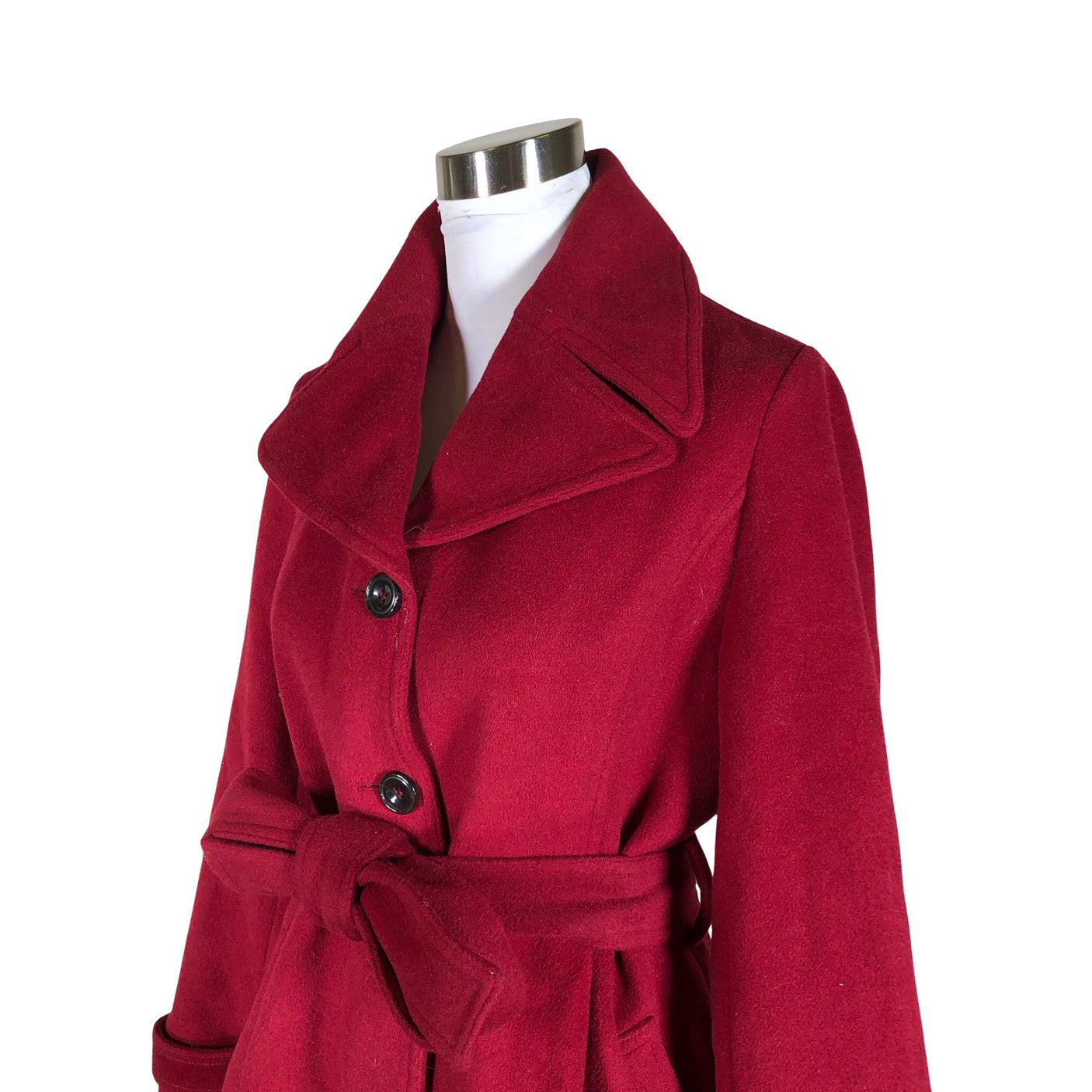 Unisex Noa Noa - Villane mantel, suurus 38 - Punane (3)
